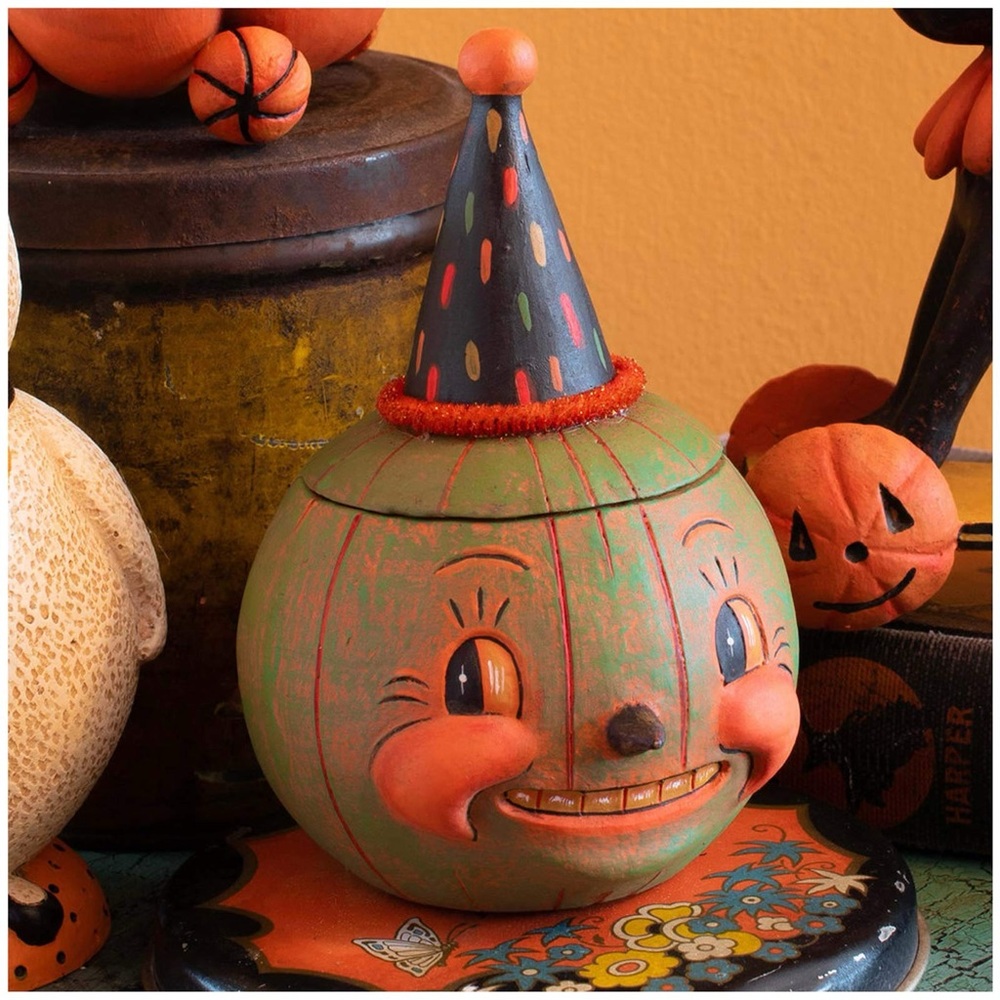 Johanna Parker Bethany Lowe vintage inspired Halloween jack o lantern